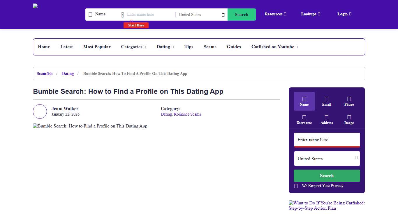 Bumble Search: How to Find a Profile on This Dating App - Social Catfish